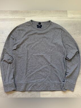 Hugo Boss Slim Fit Heather Gray Crewneck